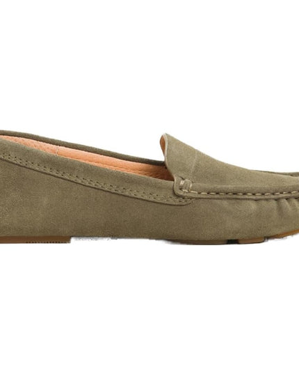 Gentle Souls Women's Mina Suede Driver Loafer Size 7.5 Olive New