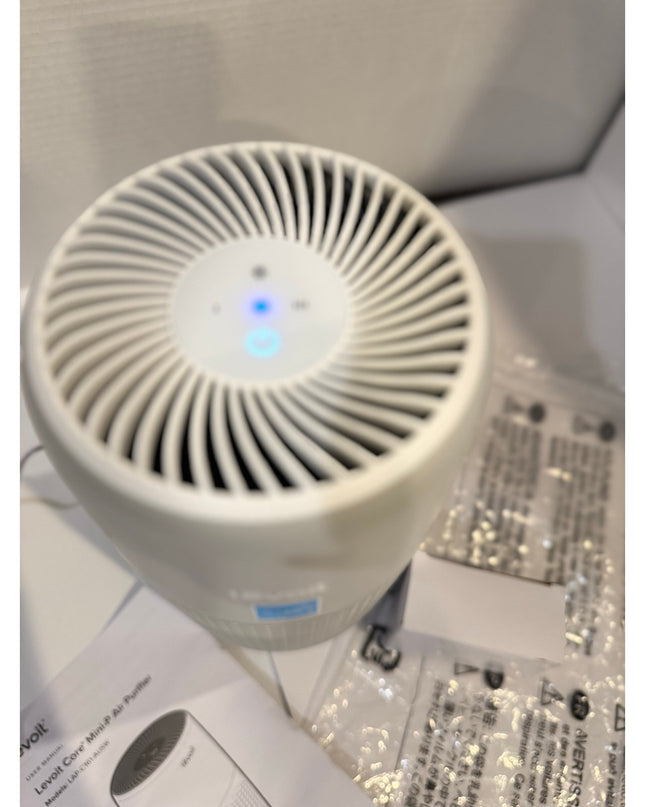 Levoit Core Mini-P Air Purifier GREY HEPA Compact Bedroom NOB