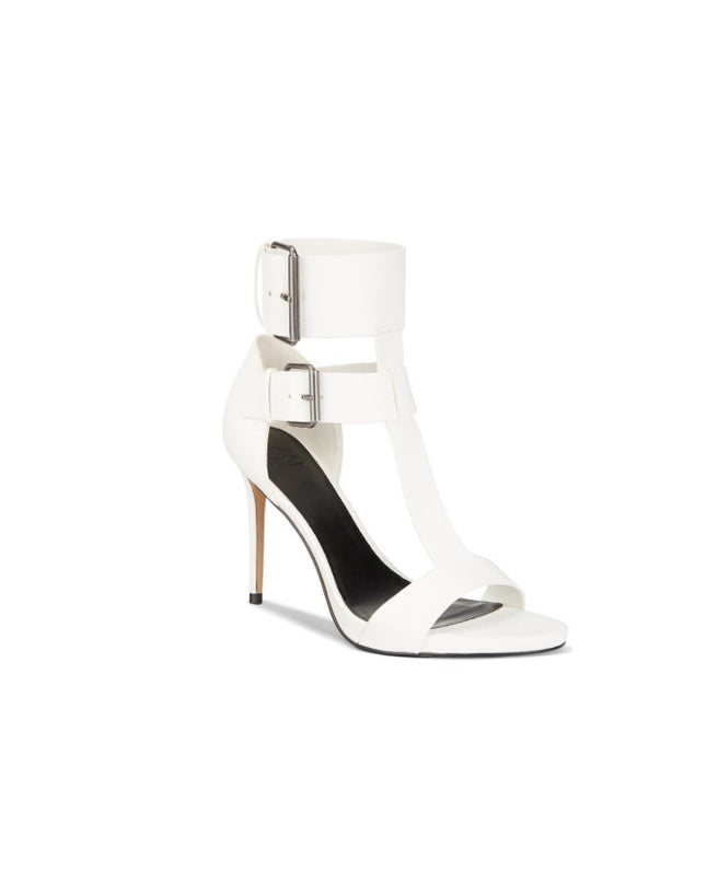 A.A.J by Aminah Zahara Double Buckle T-Strap Sandals Women's Size 7M New