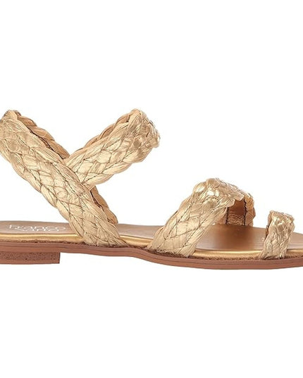 FRANCO SARTO women's Graze strapping gold Sandal size 7.5 M