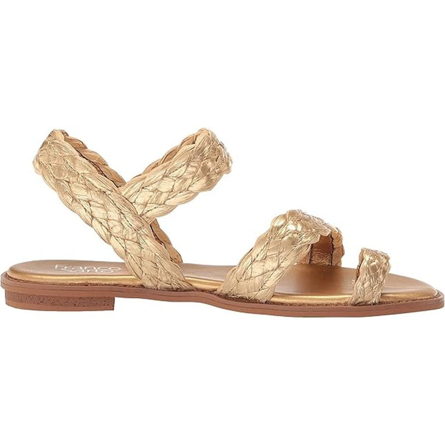 FRANCO SARTO women's Graze strapping gold Sandal size 7.5 M