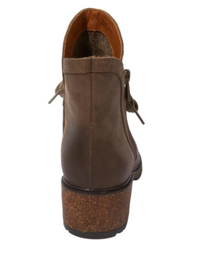 Aetrex Joleen Women Brown Leather Waterproof Boot Size 9 NWOB