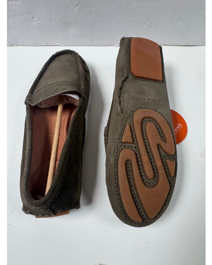 Gentle Souls Women's Mina Suede Driver Loafer Size 7.5 Olive New
