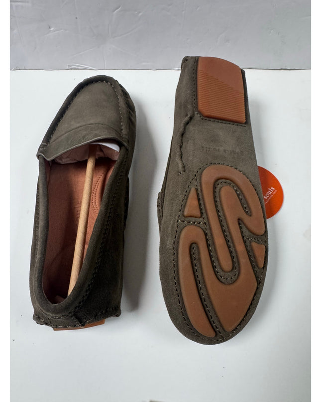 Gentle Souls Women's Mina Suede Driver Loafer Size 7.5 Olive New