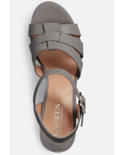 Lauren Ralph Lauren womens Soffia Nappa Leather Sandal 9b ocean new