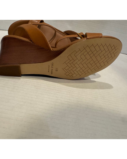 Cole Haan Josie Women's Tan Wedge Sandal Size 11B NWOB Designer