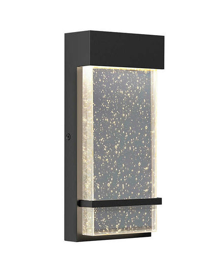Artika Skyler LED Indoor Outdoor Wall Sconce Lantern Black NIB