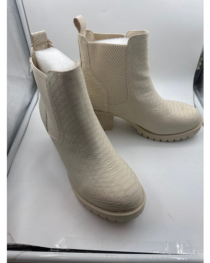 MIA Python Print Boot MIA Jonna-S Women Ivy Green Size 9 NWT