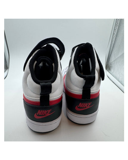 Nike Court Borough Mid 2 kids Shoes 6.5 YOUTH NWOB red, black, white