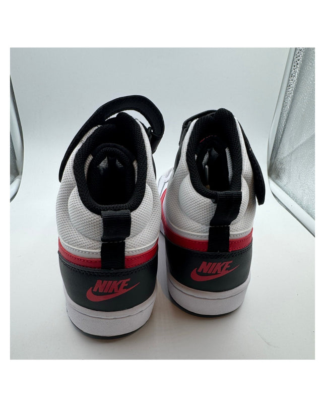 Nike Court Borough Mid 2 kids Shoes 6.5 YOUTH NWOB red, black, white