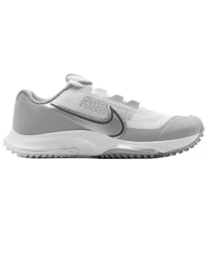 Nike Vapor Drive 2 Turf Field sneaker Cleat White Gray M8.5 W10