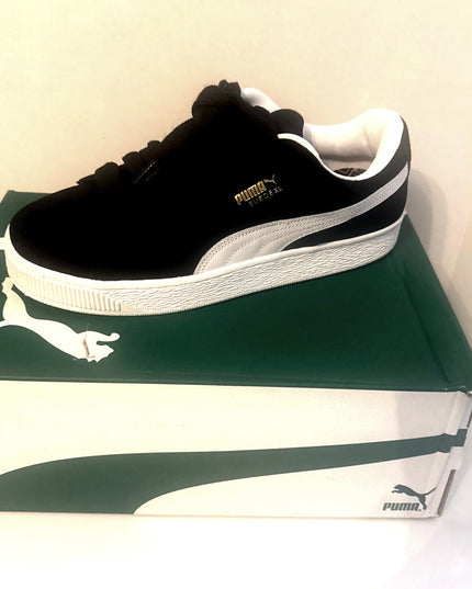 PUMA Suede XL Black White Men’s Skate Sneakers  Low Top Shoes