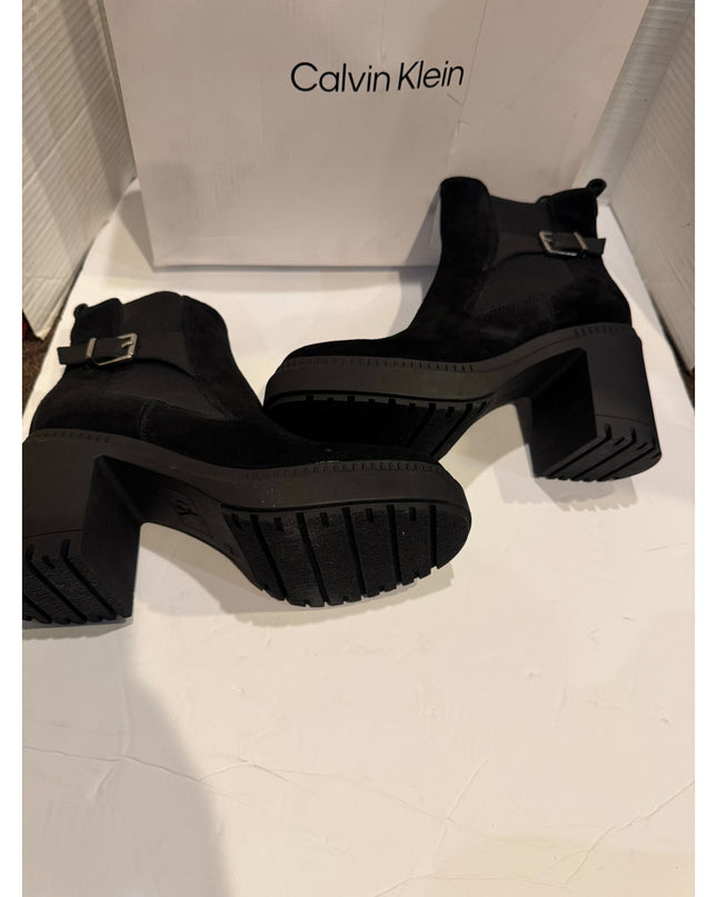 Calvin Klein Fayth Women's Black Boot Size 8.5M NWT Designer