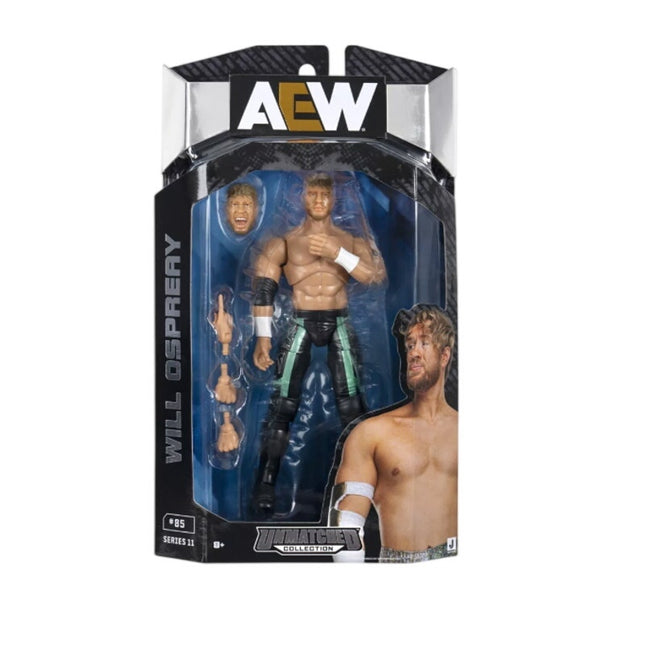 AEW Will Ospreay Unmatched Collection Series 11 #85 Wrestling Action Figure New