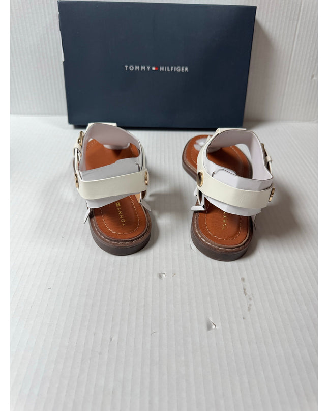 Tommy Hilfiger Women's Bennia flats Sandal White size 7M new
