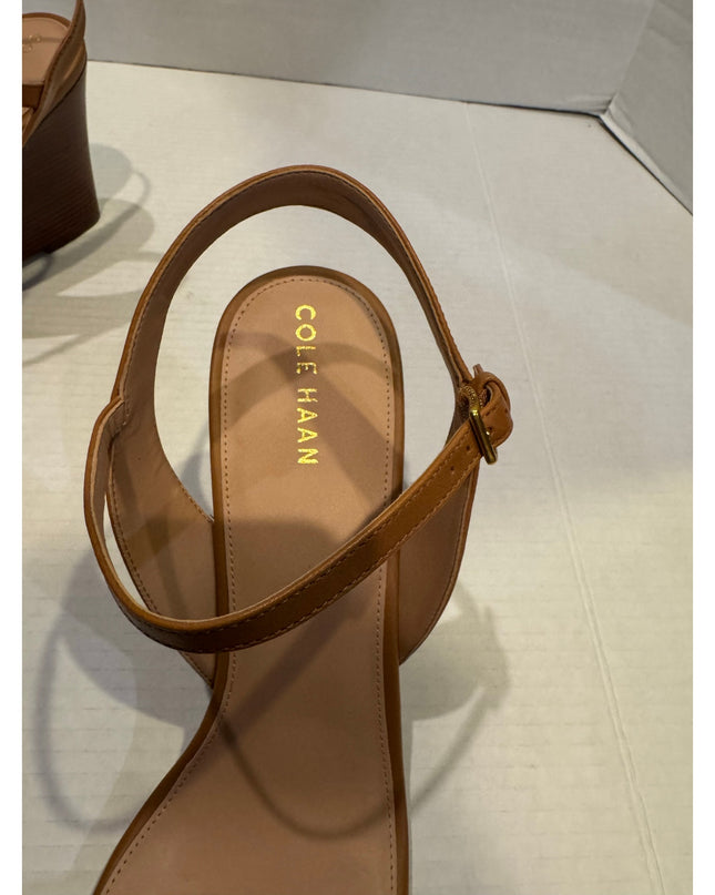Cole Haan Josie Women's Tan Wedge Sandal Size 11B NWOB Designer