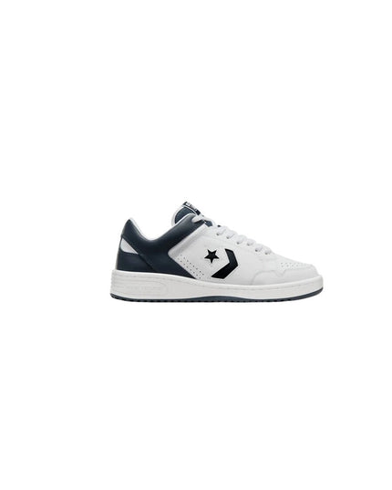 Converse Weapon Low Leather Sneakers Navy White Mens Size 9 Womens Size 10.5 nwob