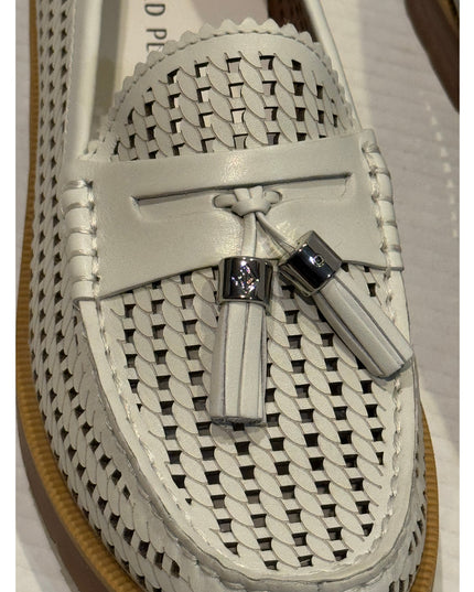 Donald J Pliner Lenny Women's White Cream Loafer Size 9.5 NWOB