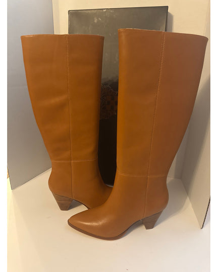 Vince Camuto Buttercup Knee High Boots Women 8M Golden Walnut