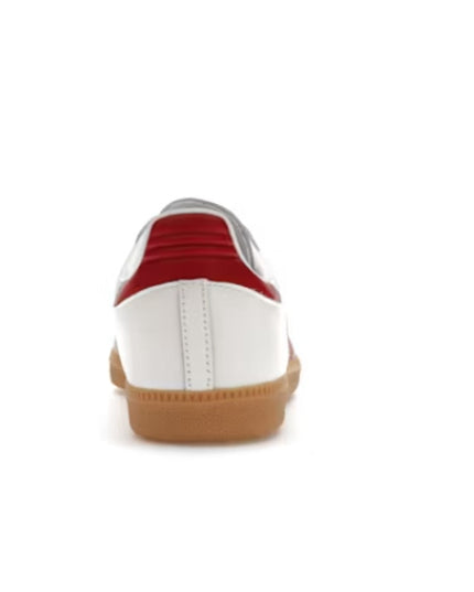 Adidas Samba OG Men's White Burgundy Leather Sneaker 13 NWOB