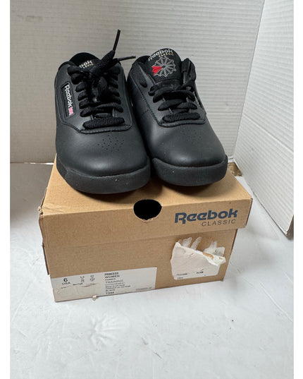 Reebok Princess Women's black Walking Tennis Sneaker Size 6 NWT