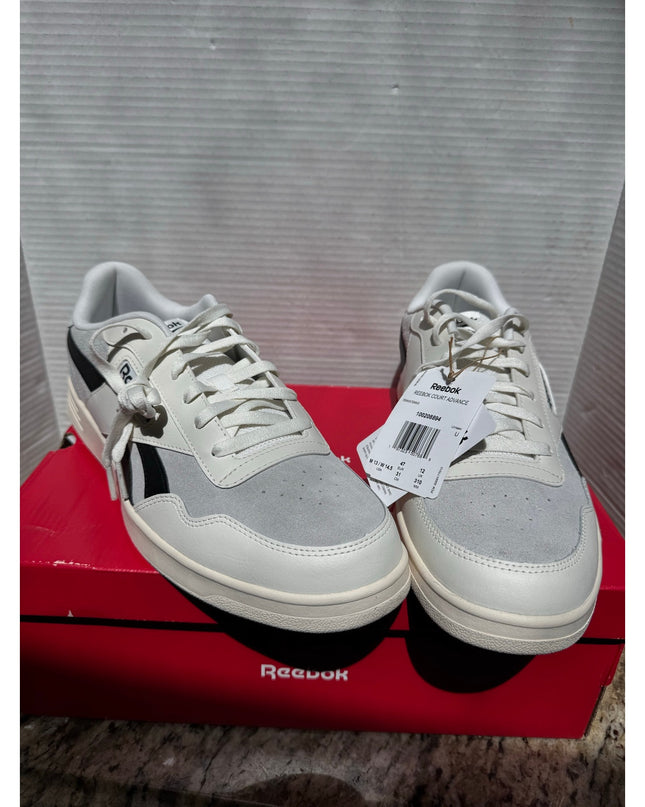 Reebok Court Advance Leather Sneakers Men Size 13 Chalk Scorched Earth