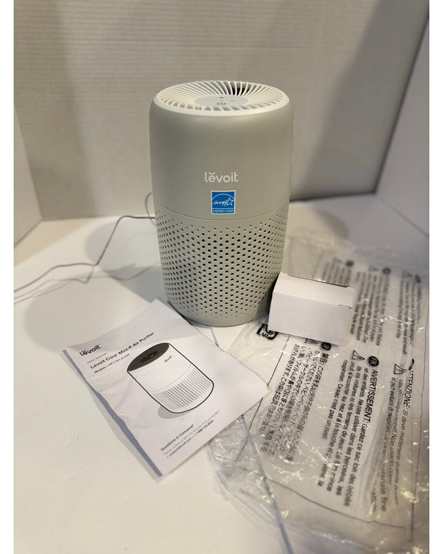 Levoit Core Mini-P Air Purifier GREY HEPA Compact Bedroom NOB