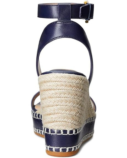 Lauren Ralph Lauren Hilarie Black Espadrille Sandal 10B NWT