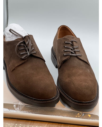 Polo Ralph Lauren Asher Men's Brown Suede Derby Dress Shoe 7D NWT