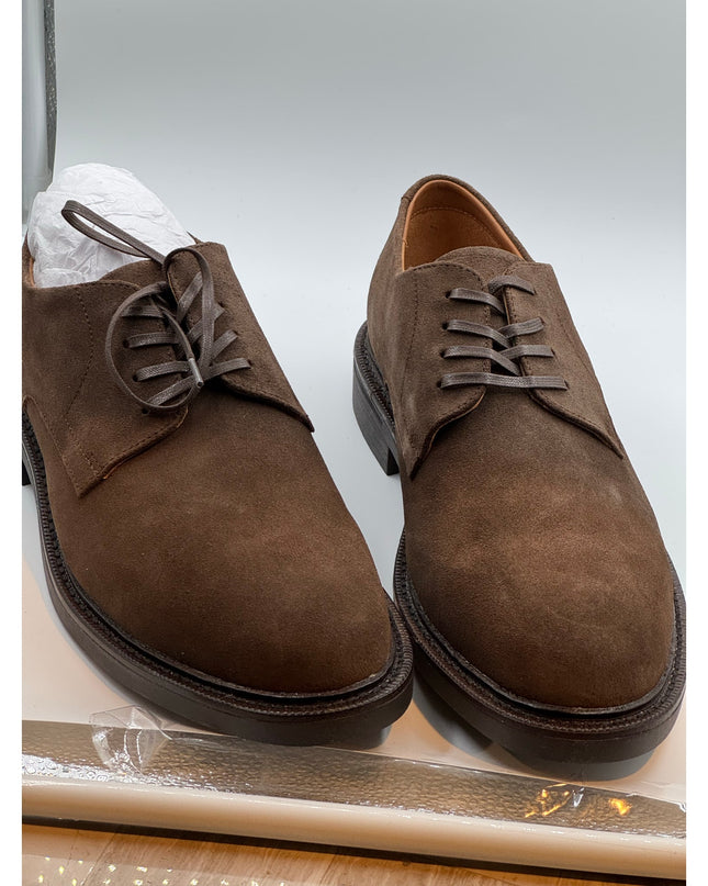 Polo Ralph Lauren Asher Men's Brown Suede Derby Dress Shoe 7D NWT