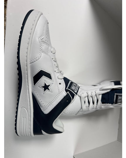 Converse Weapon Low Leather Sneakers Navy White Mens Size 9 Womens Size 10.5 nwob
