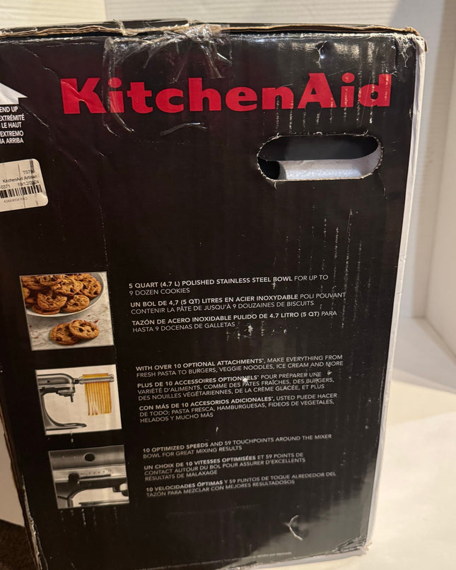 KitchenAid Deluxe 4.5 Qt Tilt-Head Stand Mixer Empire Red NIB