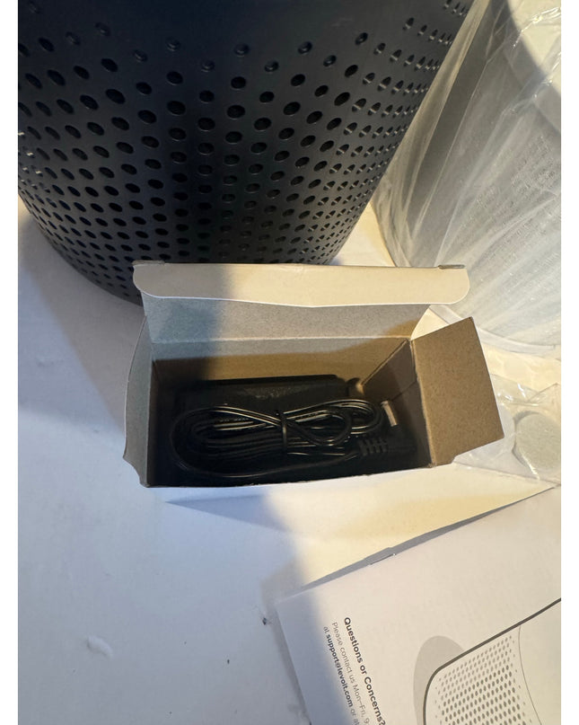 Levoit Core Mini-P Air Purifier Black HEPA Compact Bedroom NIB distressed box