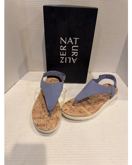 Naturalizer Genn Bolt Women's Blue Slip-On Slide Sandal Size 8M