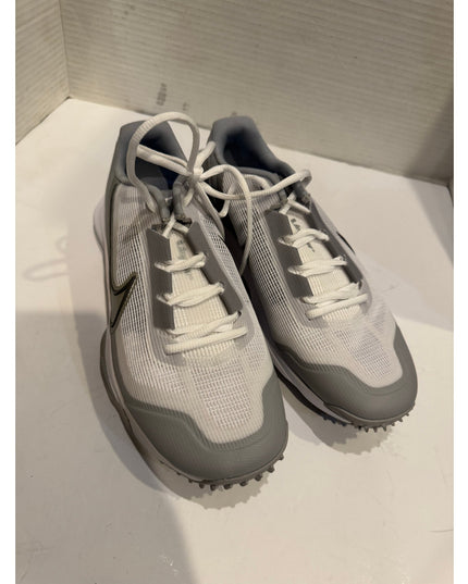 Nike Vapor Drive 2 Turf Field sneaker Cleat White Gray M8.5 W10