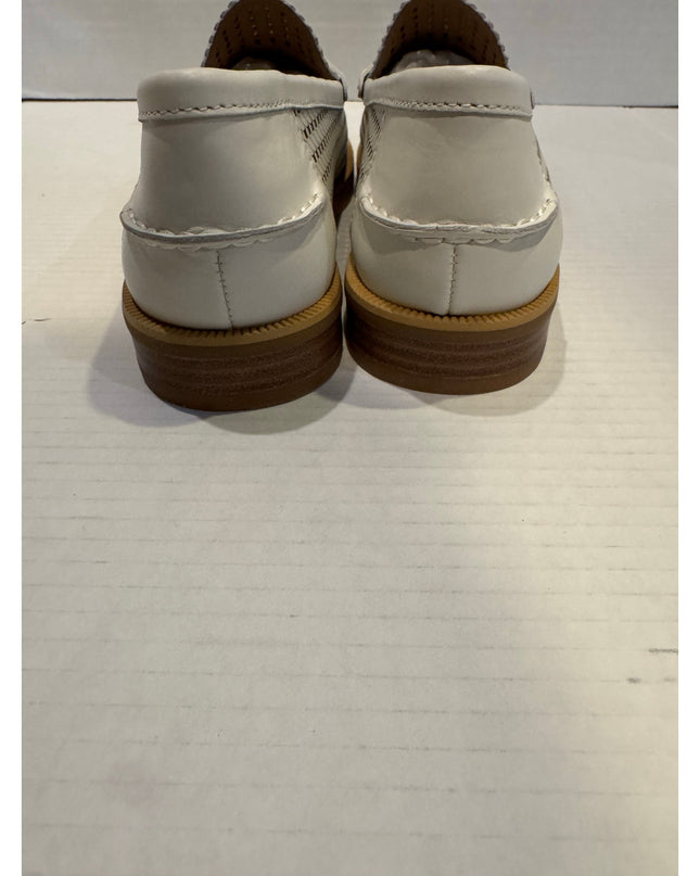 Donald J Pliner Lenny Women's White Cream Loafer Size 9.5 NWOB