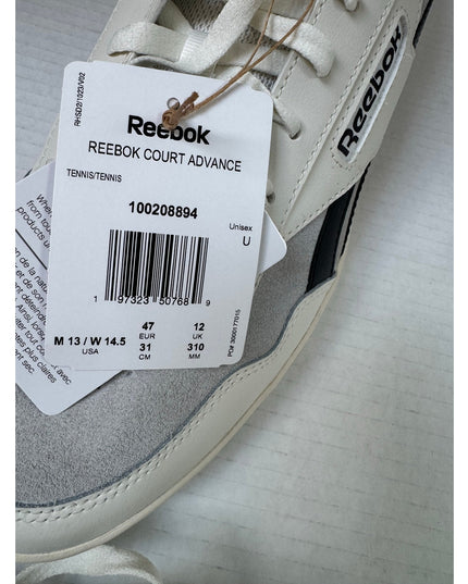 Reebok Court Advance Leather Sneakers Men Size 13 Chalk Scorched Earth