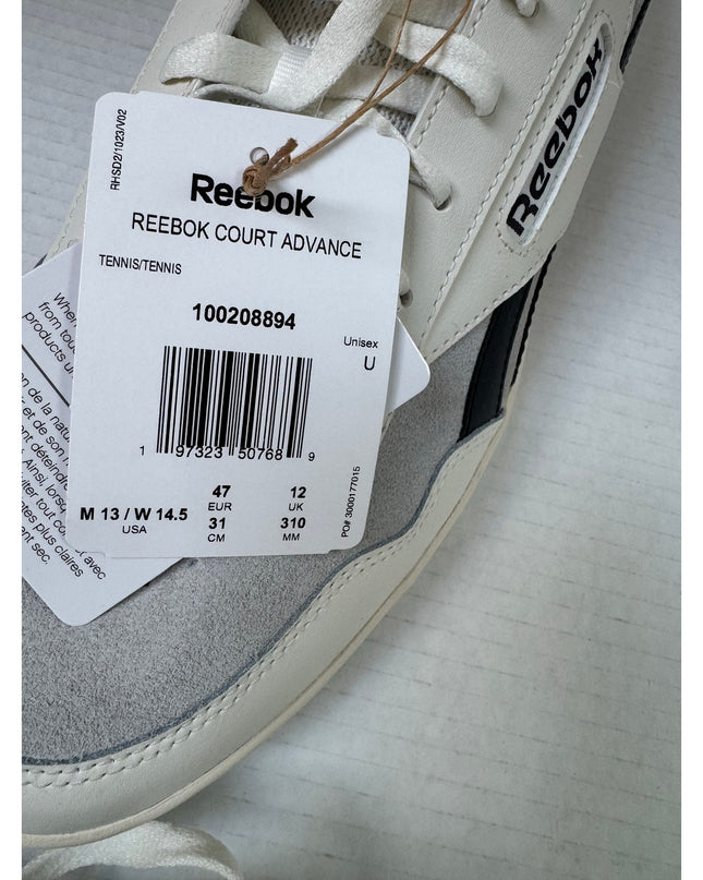 Reebok Court Advance Leather Sneakers Men Size 13 Chalk Scorched Earth