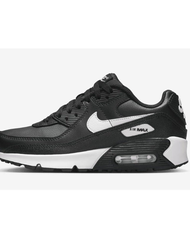 Nike Air Max 90 Junior Kids Sneaker Size 6.5 Black White NWOB