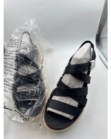 Dr. Scholl's Nice Day Max Sun Sandals Black Women's Size 8.5M New