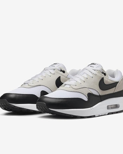 Nike Air Max 1 Essential Men's Shoes White Summit White Black New 8.5