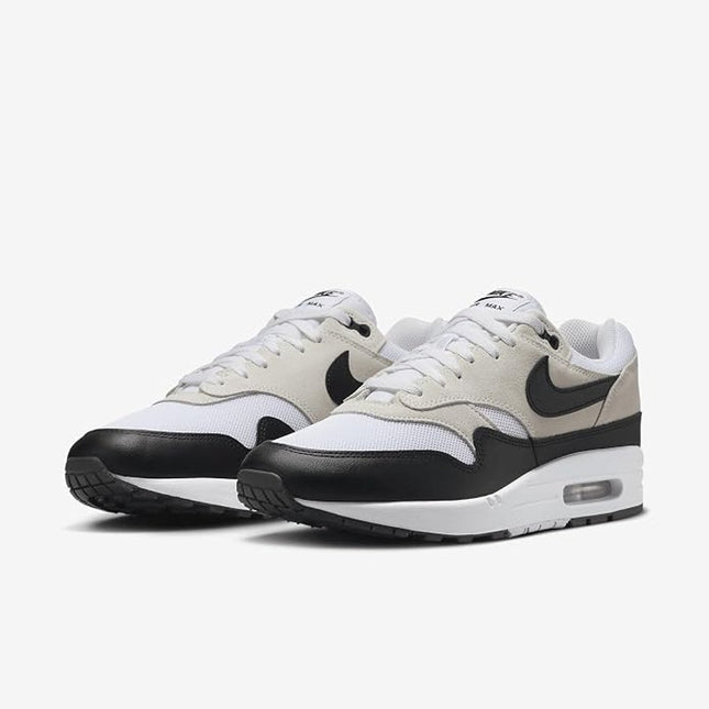 Nike Air Max 1 Essential Men's Shoes White Summit White Black New 8.5