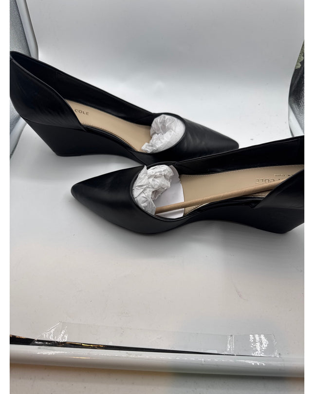 Black Wedge Pump Kenneth Cole Ellis Women Size 11 NWT Designer
