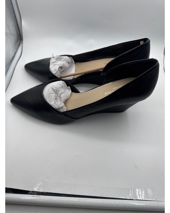Black Wedge Pump Kenneth Cole Ellis Women Size 11 NWT Designer