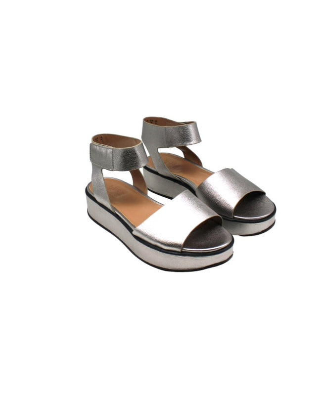Naturalizer Camry Platform Sandals Women's Size 7.5 New pewter