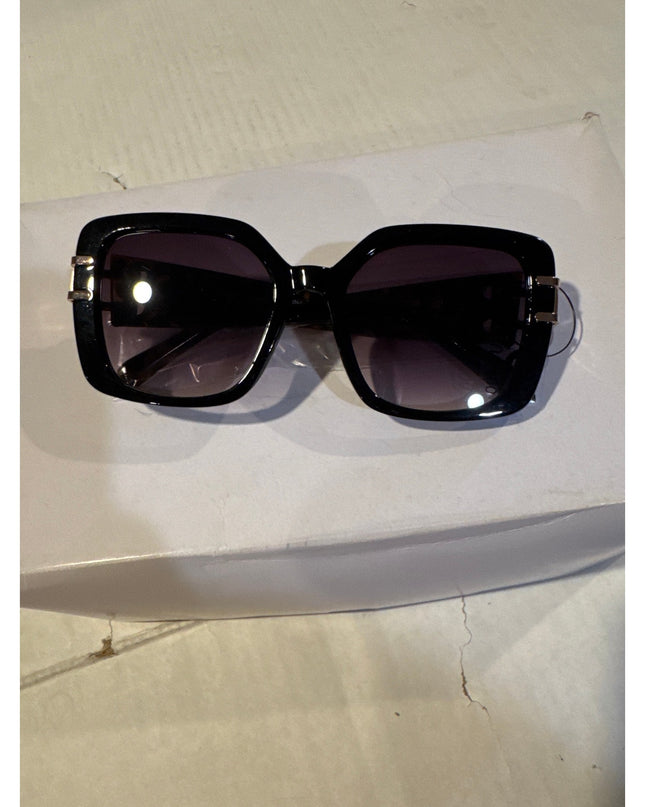 SUNGLASSES HIGH FASHION Tortoiseshell TEXTURED LINKED TEMPLES UV 400 Protection