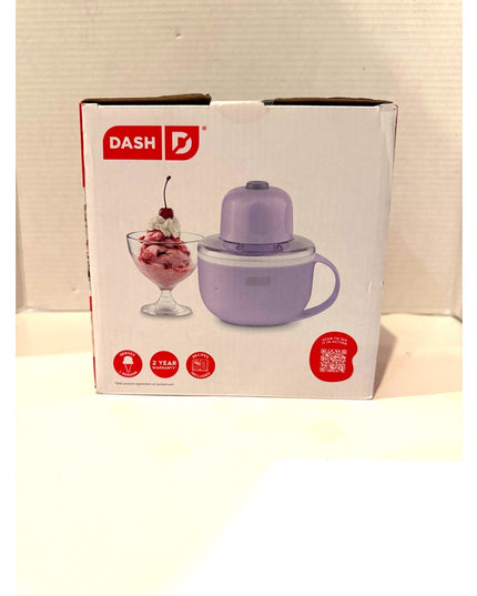 Dash My Mug Soft Serve Ice Cream Maker Purple 20-Min Cycle New