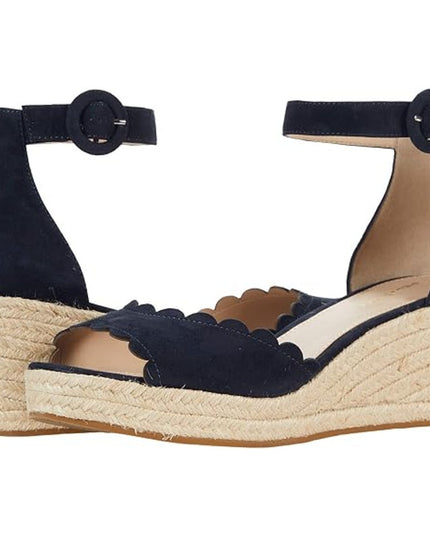 Pelle Moda Krisa Espadrille Sandals Navy Blue Women's Size 11 New