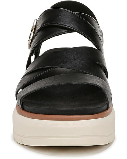 Dr. Scholl's Nice Day Max Sun Sandals Black Women's Size 8.5M New