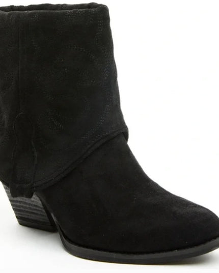 Very G Saylor Women's Black Western Fashion Bootie Size 7.5M New